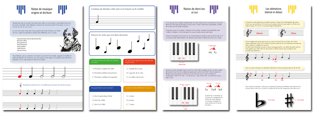 Livre d'éveil musical Solfège Junior pour apprendre le solfège aux enfants