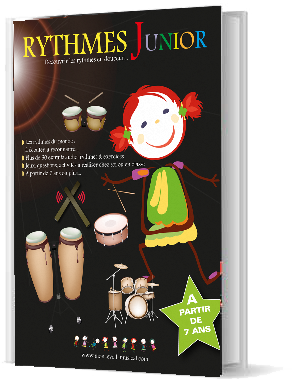 Livre d'éveil musical Rythmes Junior pour apprendre les bases du rythme musical