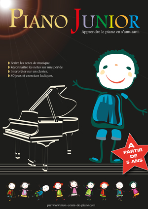 Livre d'éveil musical Piano Junior pour apprendre le piano aux enfants